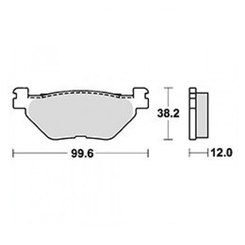 Placute frana TRW Lucas MCB722 Cod Produs: MX_NEW 7873839MA