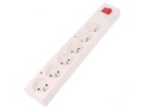 Conector alimentare AC mamă splitter 2P alb 250V 16A