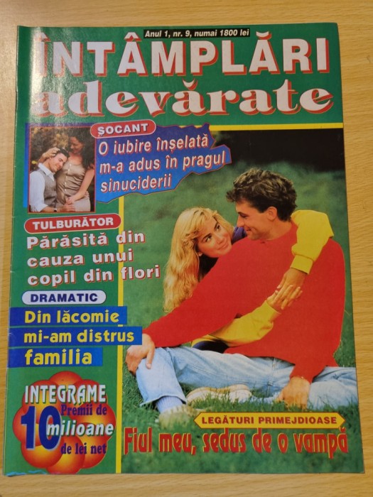 revista intamplari adevarate anul 1,nr. 9