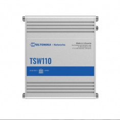 TELTONIKA INDUSTRIAL UNMANAGED L2 5PPORT GIGABIT SWITCH TSW110, Interfata: 5 x ETH ports, 10/100/1000 Mbps, supports auto MDI/MDIX crossover, Standard