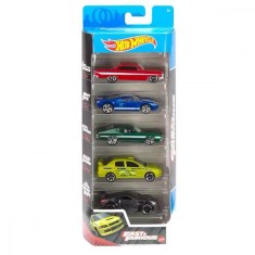 Set masinute Hot Wheels, Fast and Furious, GTN40, 1:64 (5 modele) foto