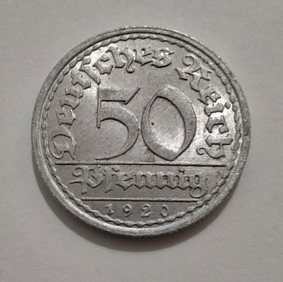 Germania - 50 Pfennig 1920 A foto