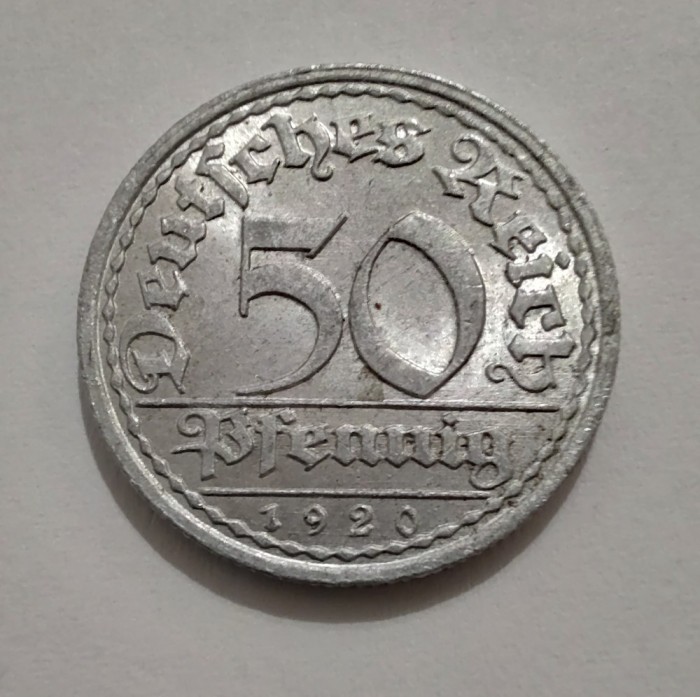 Germania - 50 Pfennig 1920 A