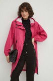 Cumpara ieftin Medicine palton de ploaie femei, culoarea roz, de tranzitie, oversize