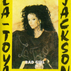 Caseta La Toya Jackson ‎– Bad Girl, originala. ELECTRECORD
