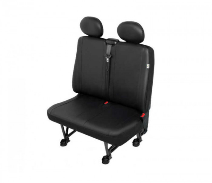 Huse scaun bancheta auto cu 2 locuri din imitatie de piele pentru Jumper Fiat Ducato Ford Transit Iveco Daily Sprinter Boxer Renault Mascot VW Transpo