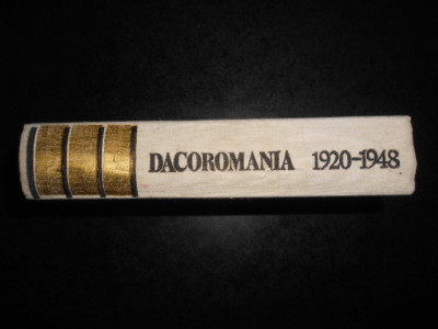Dacoromania - Bibliografie (1920-1948) foto