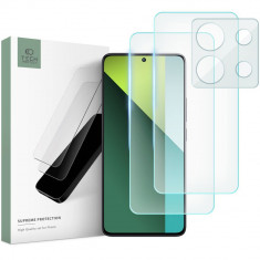 Set 2 Folii Ecran si 1 Folie Camera Tech-Protect Supreme pentru Xiaomi Redmi Note 13 Pro 5G/Poco X6 5G Transparent