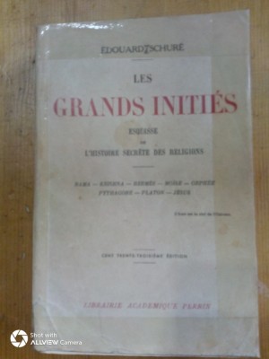 Les grands inities-Edouard Schure foto