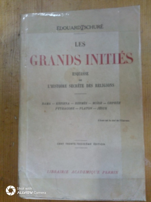 Les grands inities-Edouard Schure