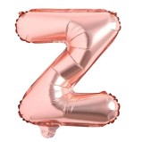 Balon aniversar Maxee, litera Z, rose, 40 cm