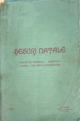 SESURI NATALE. ECOURI DIN STRABUNI. ZAMBETE-N LACRIMI. SUB SPECIE AETERNITATIS - NICHIFOR CRAINIC foto