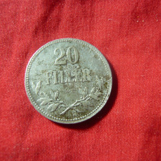 Moneda Ungaria 1917 KB 20 filler , cal. mediocra