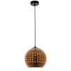 Pendul 3D GLASS COPPER CIRCLES