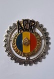 Placheta calandru ACR Automobil Club Roman, originala, anii 1980, stare impecabila, nemontata, perioada comunista, piesa auto vintage de colectie