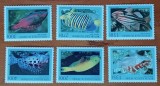 BENIN- FAUNA-MARINA-PESTI --SET=6VAL.-NESTAMP-MNH--Scan