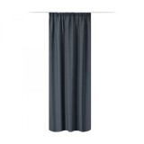Draperie Elfie Opac cu rejansa Jemidi, 140 x 245 cm, Gri, Poliester, 55333.19