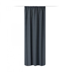 Draperie Elfie Opac cu rejansa Jemidi, 140 x 245 cm, Gri, Poliester, 55333.19