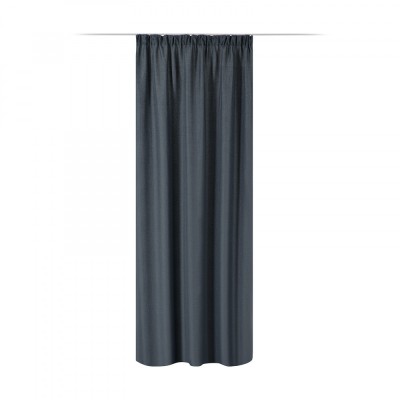 Draperie Elfie Opac cu rejansa Jemidi, 140 x 245 cm, Gri, Poliester, 55333.19 foto