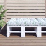 Cumpara ieftin Pernă de paleți, model frunze, 120x80x12 cm, textil