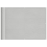 Cumpara ieftin Paravan de balcon gri deschis 75x800 cm 100% poliester oxford