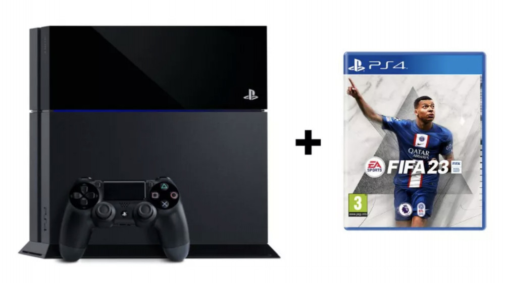 Consola Sony PlayStation 4 PS4 + Controller + FIFA 23 Second-Hand SH |  Okazii.ro