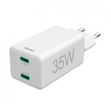 Cumpara ieftin Mini incarcator, Hama, 2xUSB-C, 35W, Alb