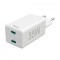 Mini incarcator, Hama, 2xUSB-C, 35W, Alb
