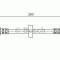 Conducta / cablu frana FIAT ALBEA (178) (1996 - 2009) BOSCH 1 987 476 092