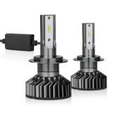 Set becuri LED auto F2 H7 CANBUS, 80W, 10000Lm, 6000k, Universal