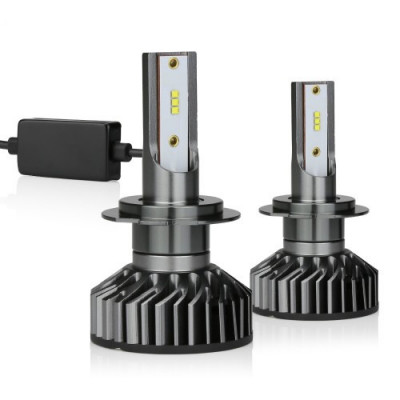 Set becuri LED auto F2 H7 CANBUS, 80W, 10000Lm, 6000k foto