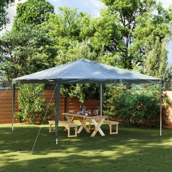 vidaXL Cort de petrecere profesional, verde, 4 x 4 m, 90 g/m&sup2;