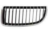 Grila radiator Bmw Seria 3 E90/E91 2004-08.2008 Model 325d, 325i, 325Xi, 330d,330i, 330Xd, 330Xi, 335d, 335i, 335Xi, partea stanga, crom/crom/negru,, Rapid