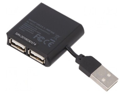 Hub USB 4 Porturi USB 2.0 Plug and Play foto