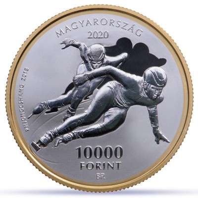 Ungaria 10 000 Forint 2020 Comitetul Olimpic Maghiar BU Argint foto