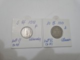 Cumpara ieftin monede germania 2v. din 1913-14