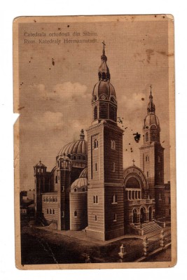SIBIU CATEDRALA ORTODOXA TIPOGRAFIA POPORULUI foto