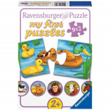 Cumpara ieftin PUZZLE ANIMALE ADORABILE, 9x2 PIESE, Ravensburger