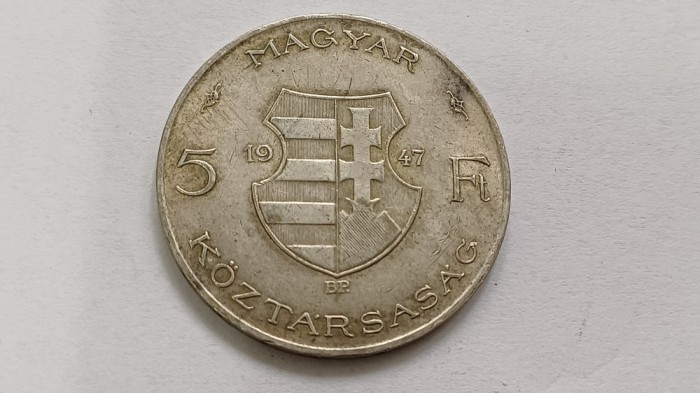 Ungaria -5 forint/forinti 1947
