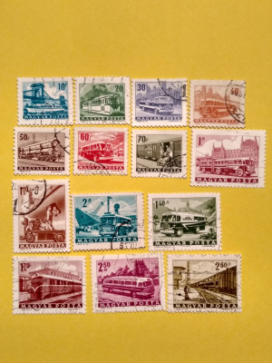 Ungaria 1963 ,serie completa, stampilat foto