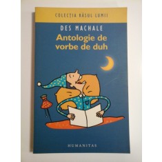 ANTOLOGIE DE VORBE DE DUH - DES MACHALE