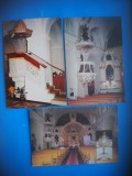 HOPCT LOT 3542- 3 CARTI POSTALE-BISERICA CATOLICA FAGARAS-JUD-BRASOV-NECIRCULATE, Necirculata, Printata