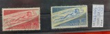 TS21 - Timbre serie Ceoslovacia - Ceskoslovensko - Cosmos - Mi1263-1264 1961, Stampilat