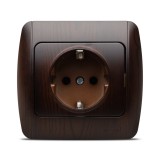 Priză Schuko 16A nuc inchis Zirve - ELBI