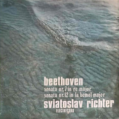 Disc vinil, LP. SONATA NR.7 IN RE MAJOR, SONATA NR.12 IN LA BEMOL MAJOR-LUDWIG VAN BEETHOVEN