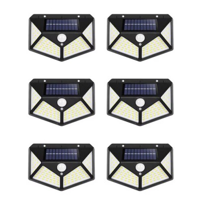 Lumini solare de exterior, OEM, set de 6 piese, senzor de miscare, energie solara reincarcabila, iluminat stradal cu economie de energie, iluminare de foto
