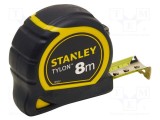 Ruletă de măsură STANLEY 8m x 25mm Clasa II