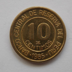 10 CENTIMOS 1985 PERU