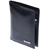 Portofel barbati din piele naturala, bleumarin, 10 x 13 cm, 589BLM, NANO BELT