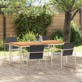 Cumpara ieftin Set de masă pentru grădină 5 pcs Lemn masiv de teak